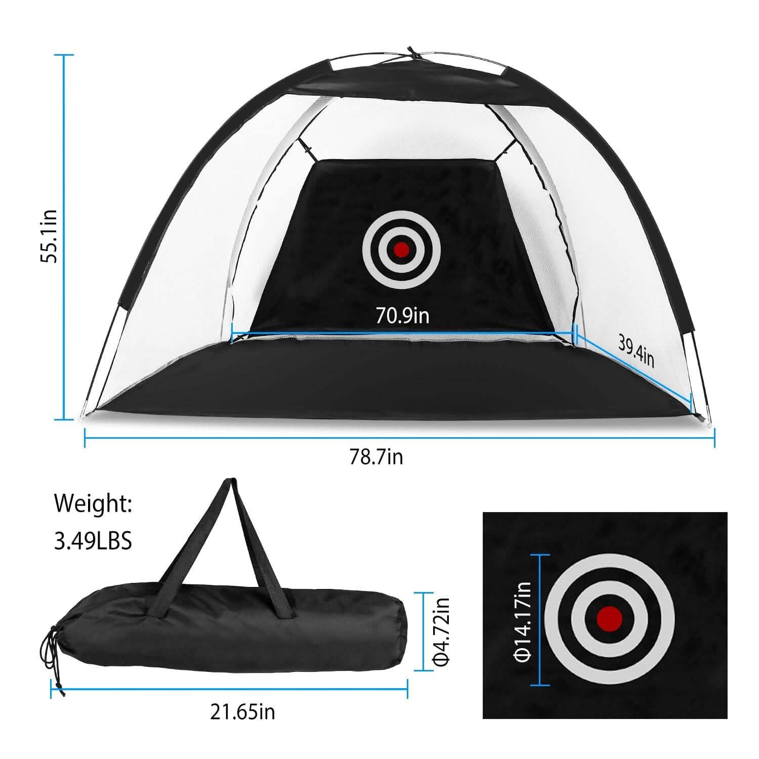Golf Net Golf Training Aids Outdoor Recreation - Tophatter Daily Deals