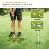 Golf Training Mat for Swing Detection Batting Path Feedback Outdoor Recreation - Tophatter Daily Deals