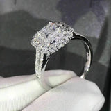 Gorgeous 925 Silver Plated Women's Ring Rings - Tophatter Daily Deals