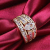 Gorgeous Silver Plated Queen Style Women Ring Rings - Tophatter Daily Deals