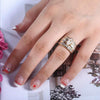 Gorgeous Silver Plated Queen Style Women Ring Rings - Tophatter Daily Deals