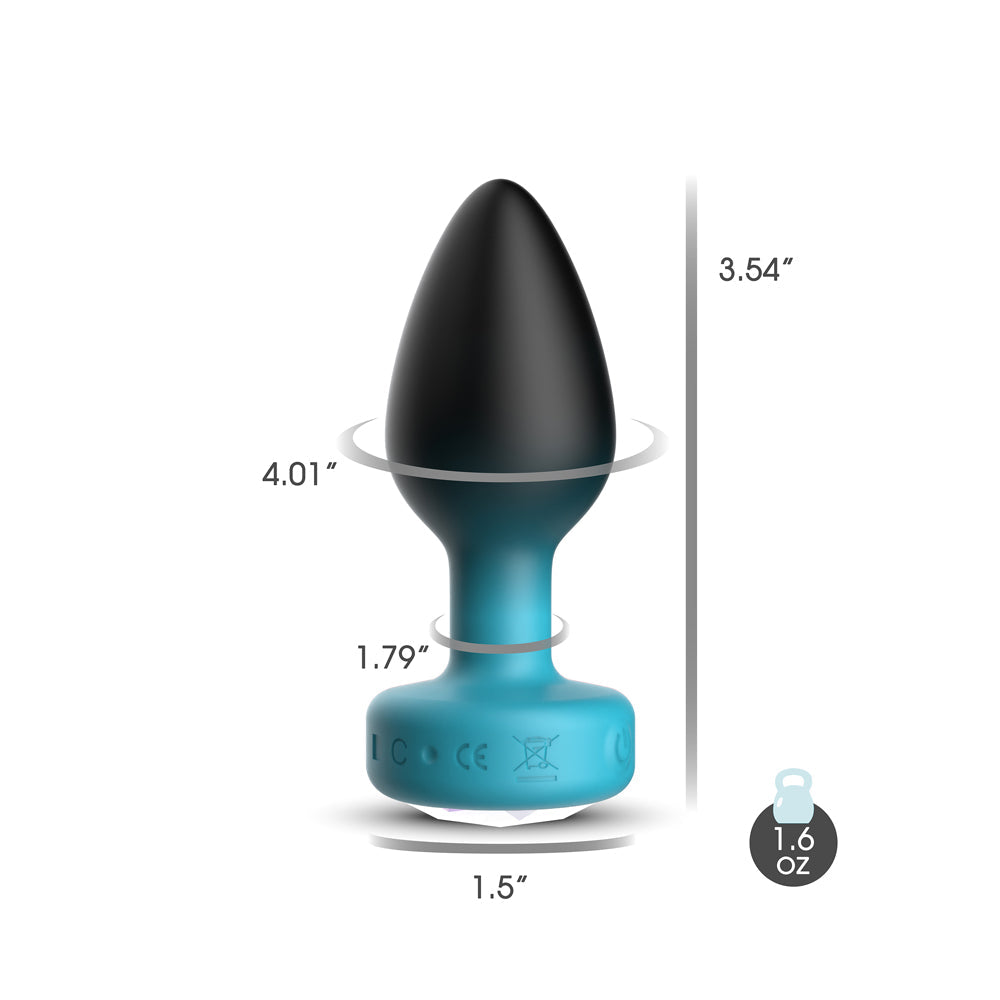 Cheeky Charms Eluxe Vibrating Small Anal Plug – Remote-Controlled Silicone Plug > Anal Range > Vibrating Butt Plugs - Tophatter Daily Deals