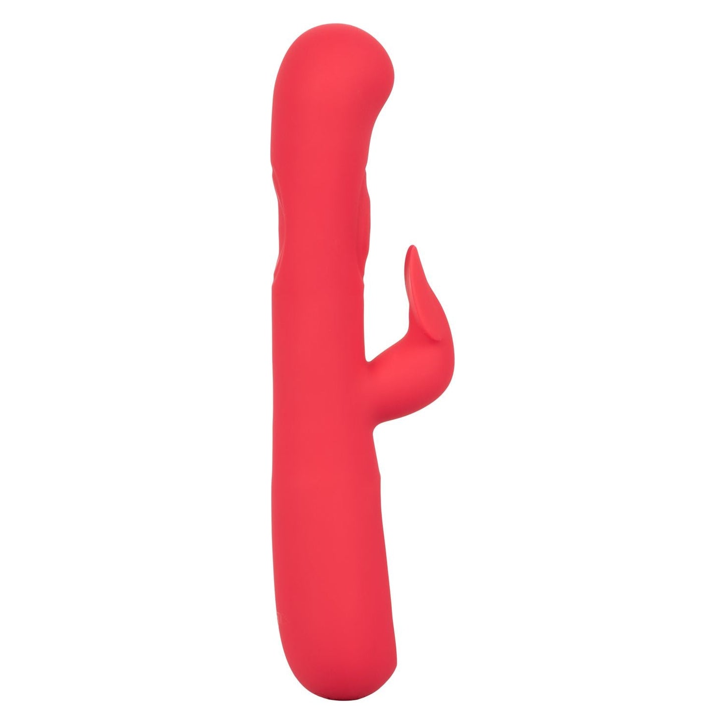 Throb Flutter Red Dual Stimulator Massager with 2x Thumping Action and 7 Vibration Functions, Silicone Waterproof Vibrator > Vibrators > Ladies > Rabbit - Tophatter Daily Deals