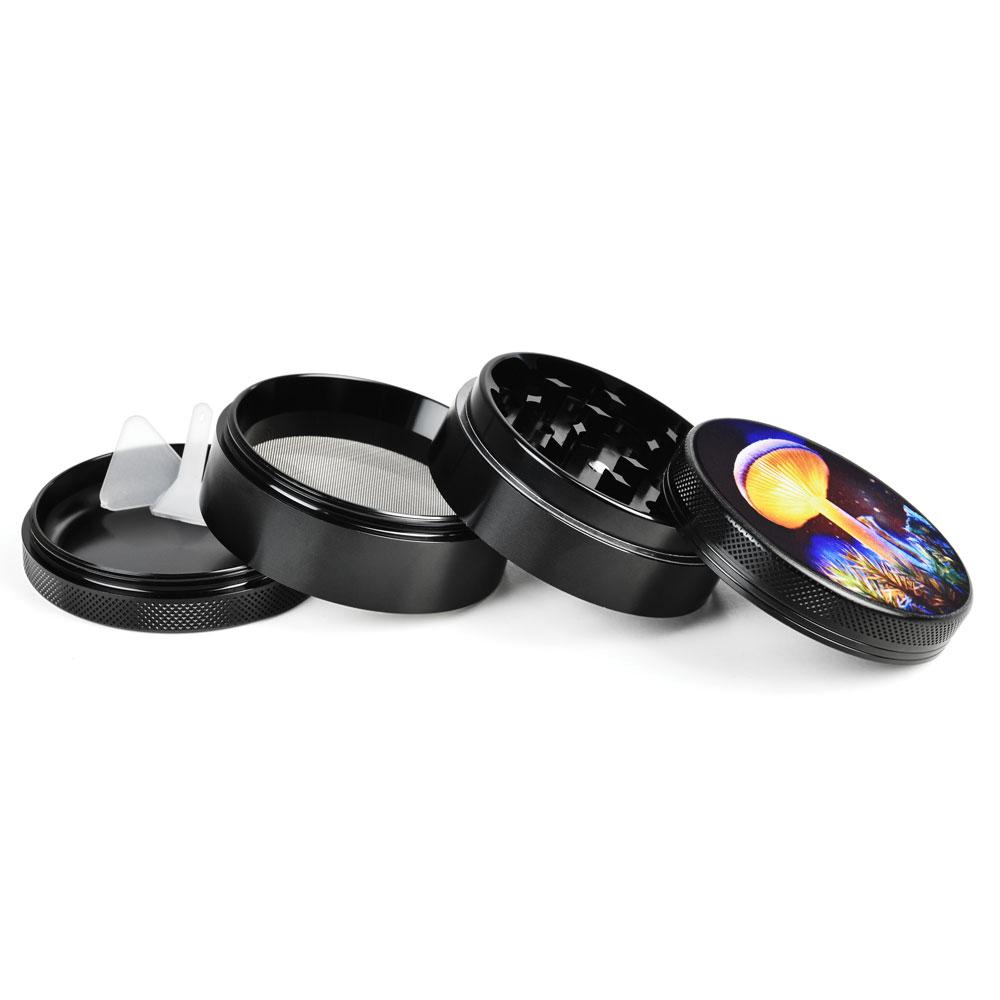 Tophatter's Inc. Metal Herb Grinder | Mystical Mushroom Grinders - Tophatter Daily Deals