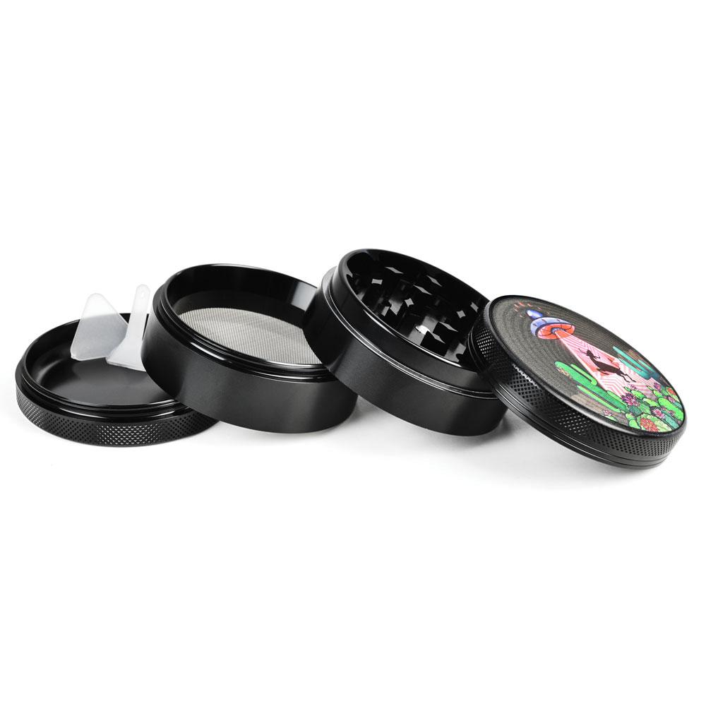 Tophatter's Inc. Artist Series Grinder | Psychedelic Abduction Grinders - Tophatter Daily Deals