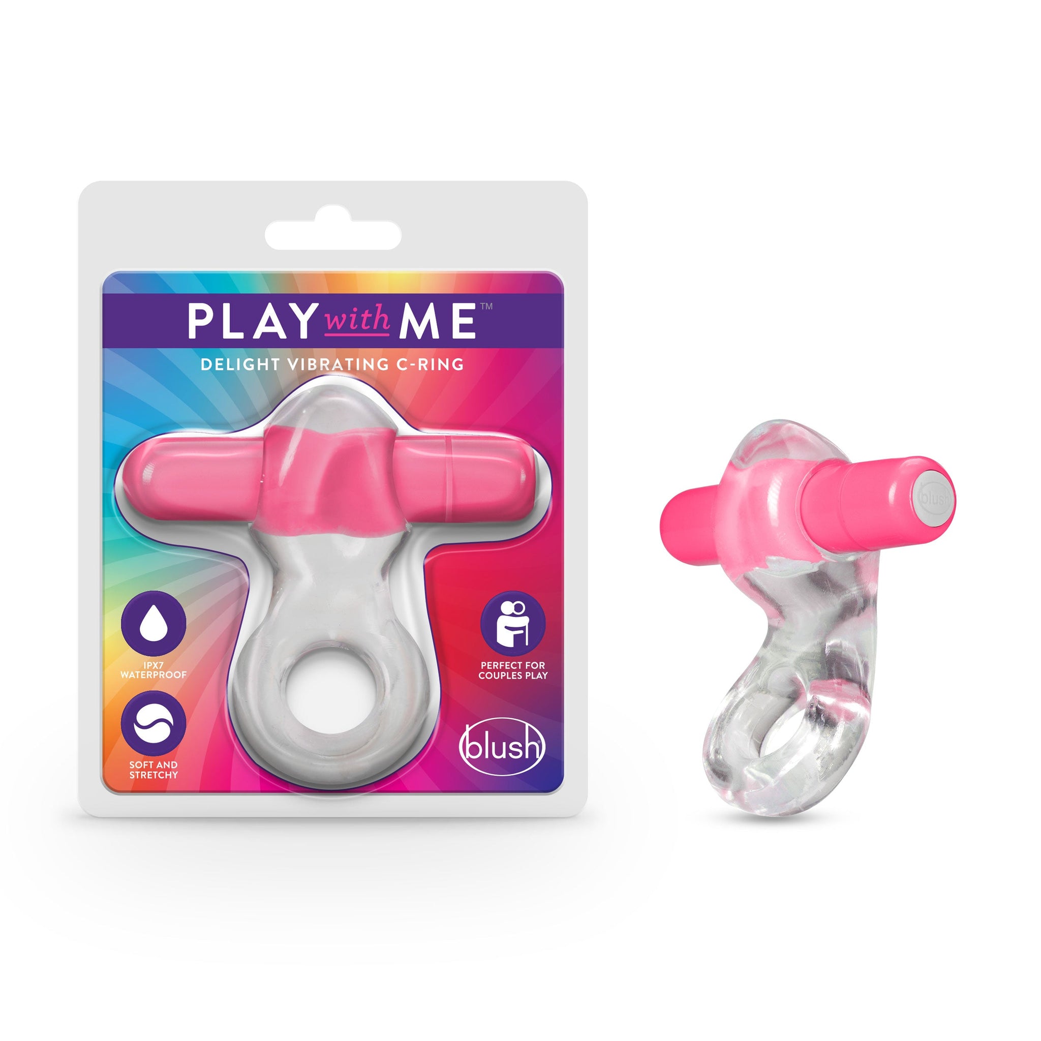 Play With Me Delight – Vibrating Cock Ring > Cock Ring > Vibrating - Tophatter Daily Deals