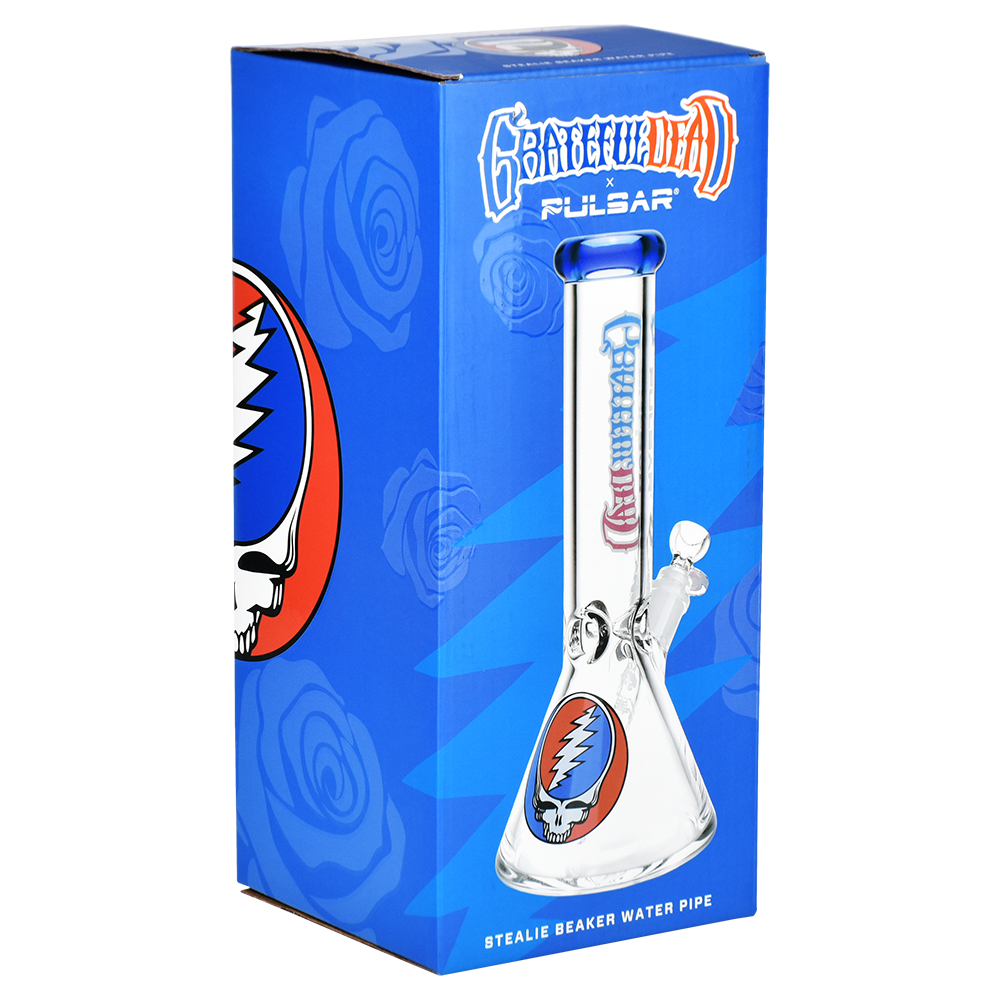 Grateful Dead x Tophatter's Inc. Steal Your Face Beaker Bong Bongs - Tophatter Daily Deals