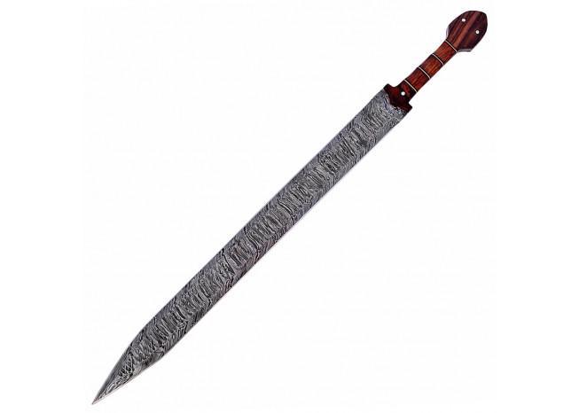 Grecian Empire Damascus Steel Xiphos Sword historical period - Tophatter Daily Deals
