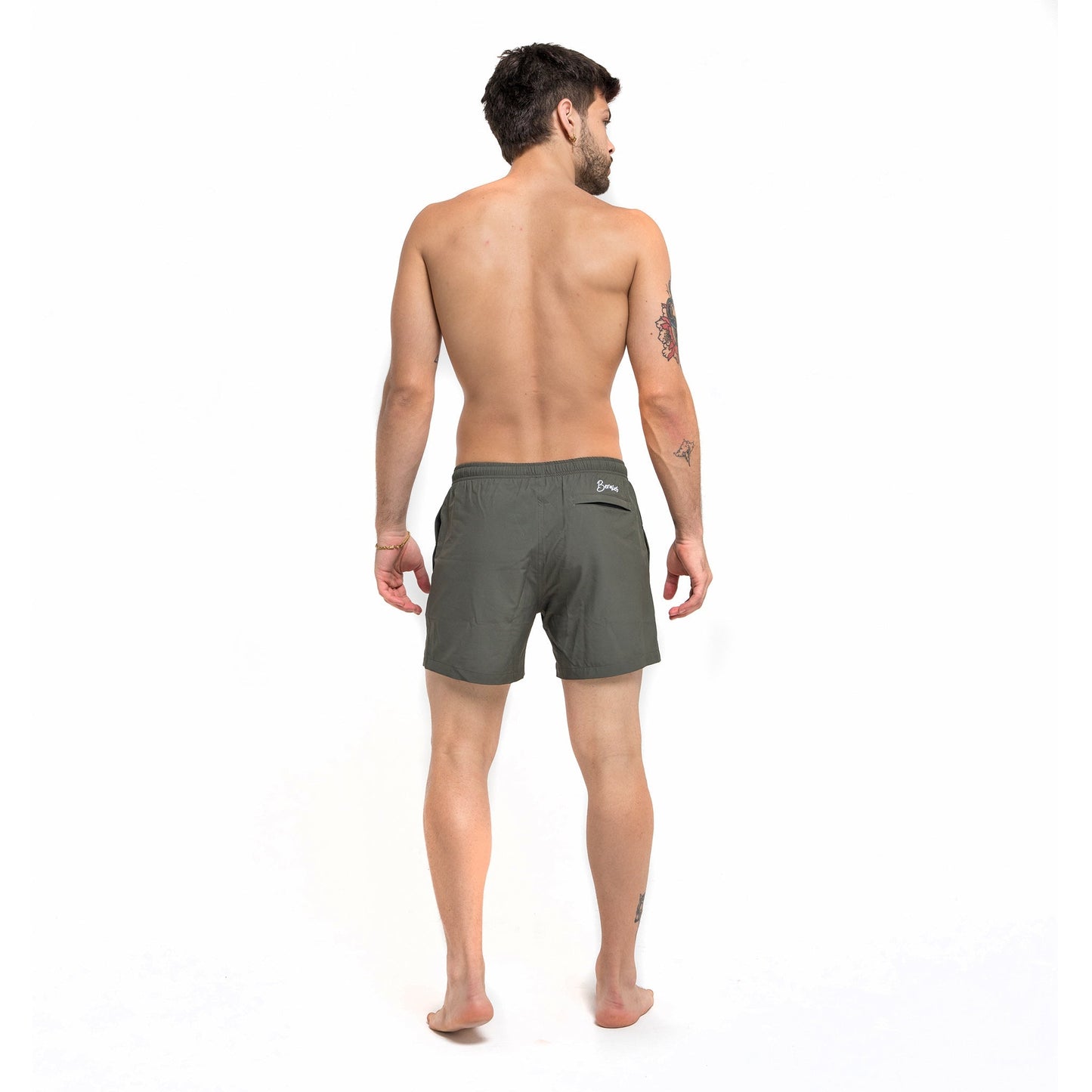 Bermies Green Pineapples Swim Trunks Swimwear - Tophatter Daily Deals