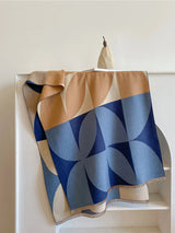 Oversized Womens Scarf - Reversible Geometric Cashmere - Tophatter Daily Deals