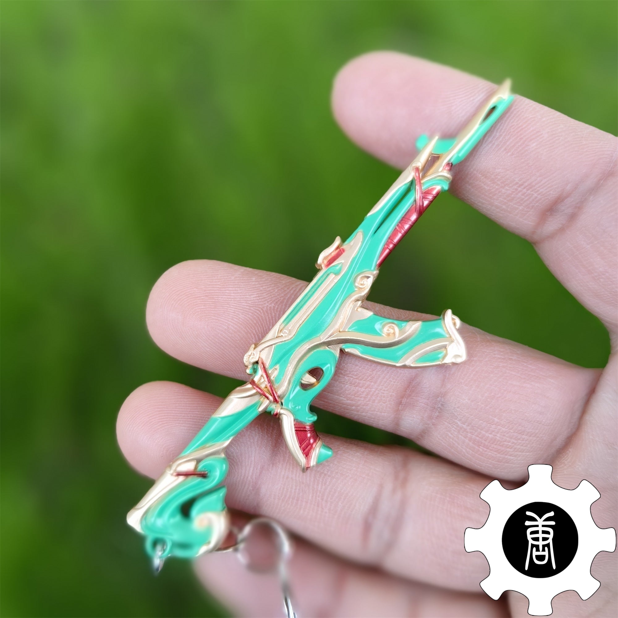 Imperium Skin Gun Weapon Keychain Green Pendant 5 In 1 Pack Imperium Vandal - Tophatter Daily Deals