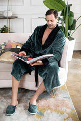 Cozy Mens Plush Robes – Built for Comfort, Designed to Last Everything Else - Tophatter Daily Deals