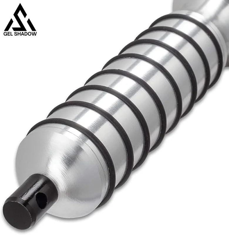 Grey Titanium Spiral Dagger with Sheath-GS90 - Tophatter Daily Deals