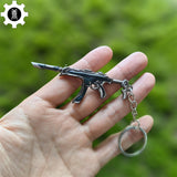 Metal Forsaken Spectre Gun Tiny KeyChain Pendant Grey & Blue - Tophatter Daily Deals