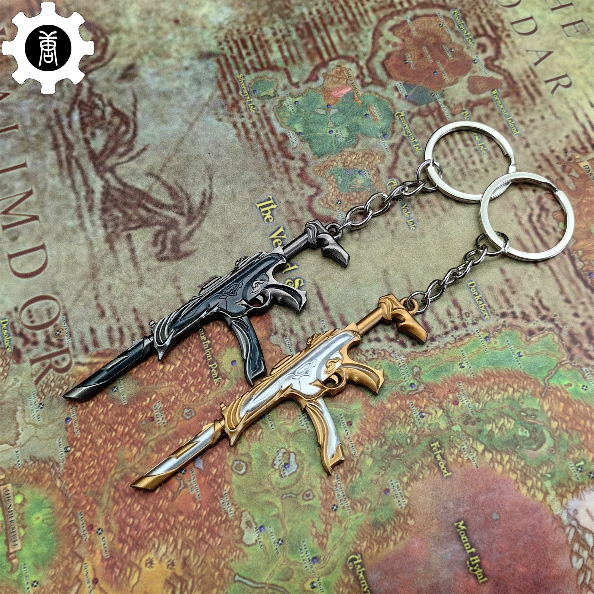 Metal Forsaken Spectre Gun Tiny KeyChain Pendant - Tophatter Daily Deals