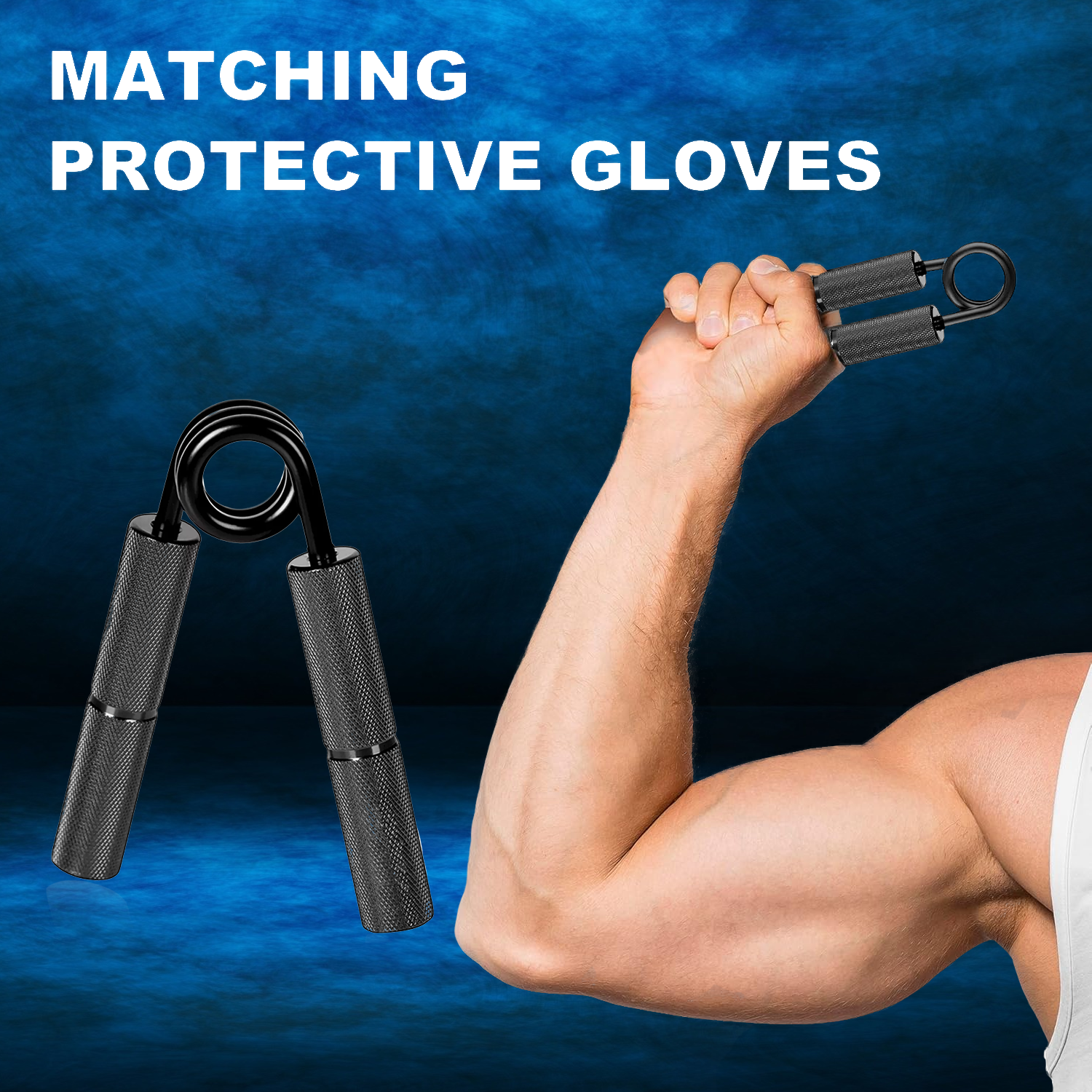 Grip Strength Trainer - Adjustable 50-300LB Wrist & Forearm Exerciser Sports & Outdoor - Tophatter Daily Deals