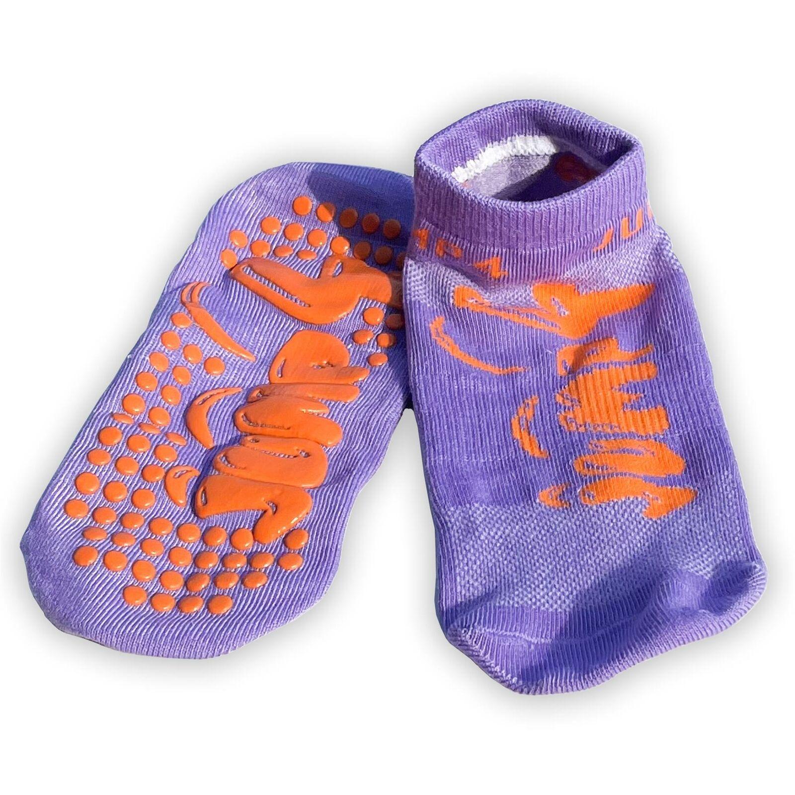 Trampolining Socks UK - Yoga Fitness Socks Exercise Gym Non Slip Socks Pair Exercise & Fitness - Tophatter Daily Deals