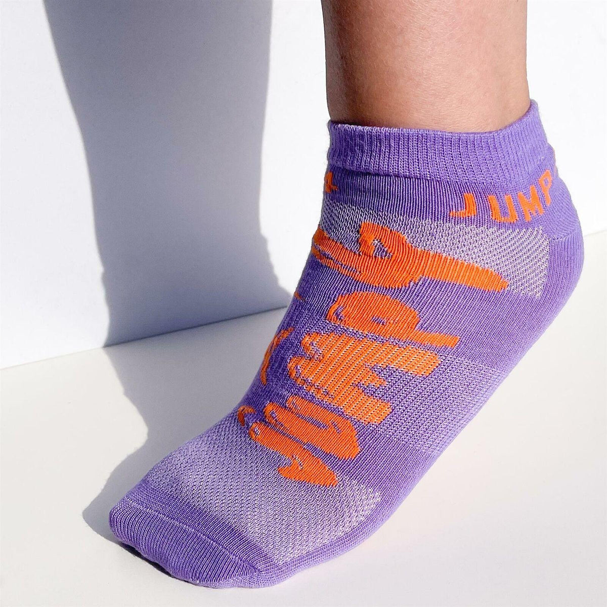 Trampolining Socks UK - Yoga Fitness Socks Exercise Gym Non Slip Socks Pair Exercise & Fitness - Tophatter Daily Deals