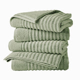 Luxury Combed Cotton Bath Towel Set - Karina Collection Bath Towel (Pack of 4) Eucalyptus Bath - Tophatter Daily Deals