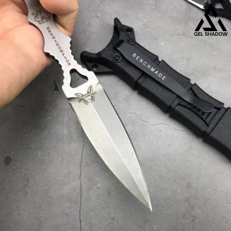 GS102 Fixed Blade Tactical Knife COMBO SOCP Dagger 3.22" Blade，K sheath Knife - Tophatter Daily Deals
