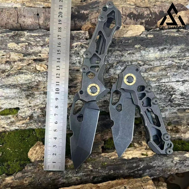 GS156 D2Heavy-duty folding high-hardness outdoor knife BRASSKNUCKLE - Tophatter Daily Deals