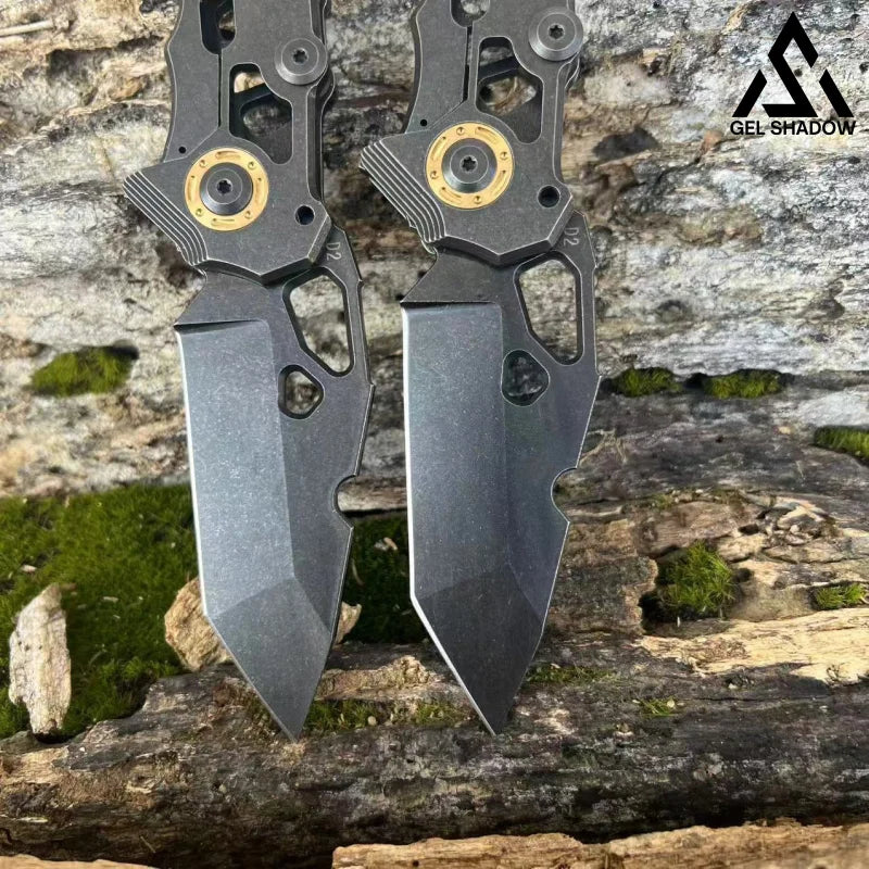 GS156 D2Heavy-duty folding high-hardness outdoor knife BRASSKNUCKLE - Tophatter Daily Deals