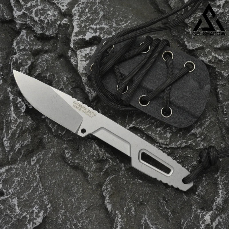 GS162 Extremist violence SATRE Outdoor knife Silver BRASSKNUCKLE - Tophatter Daily Deals