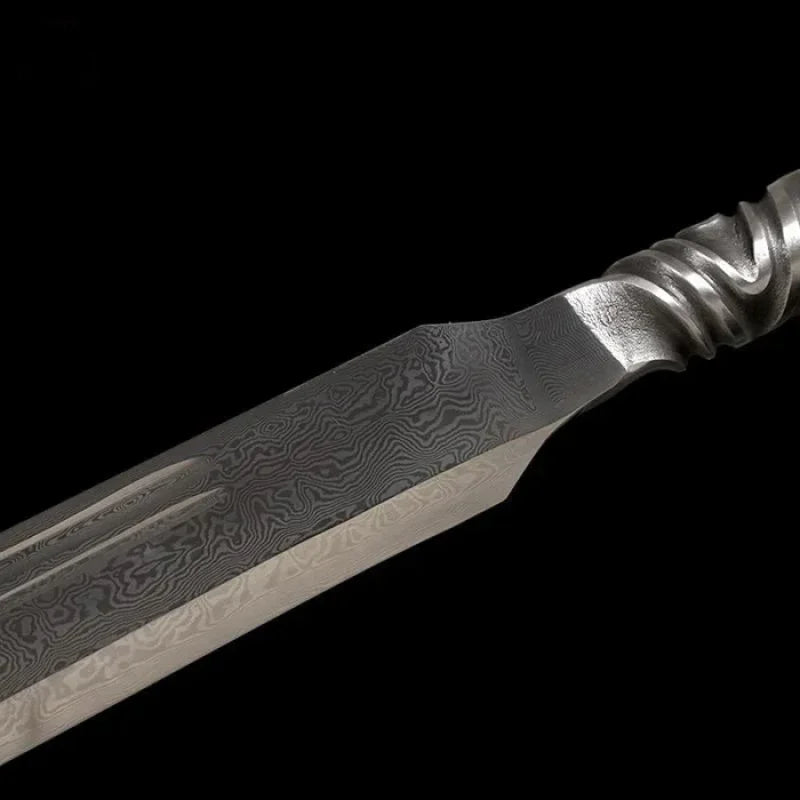GS174 Handmade God of War Pattern Steel One-piece forging(US ONLY) Pocket Knives - Tophatter Daily Deals