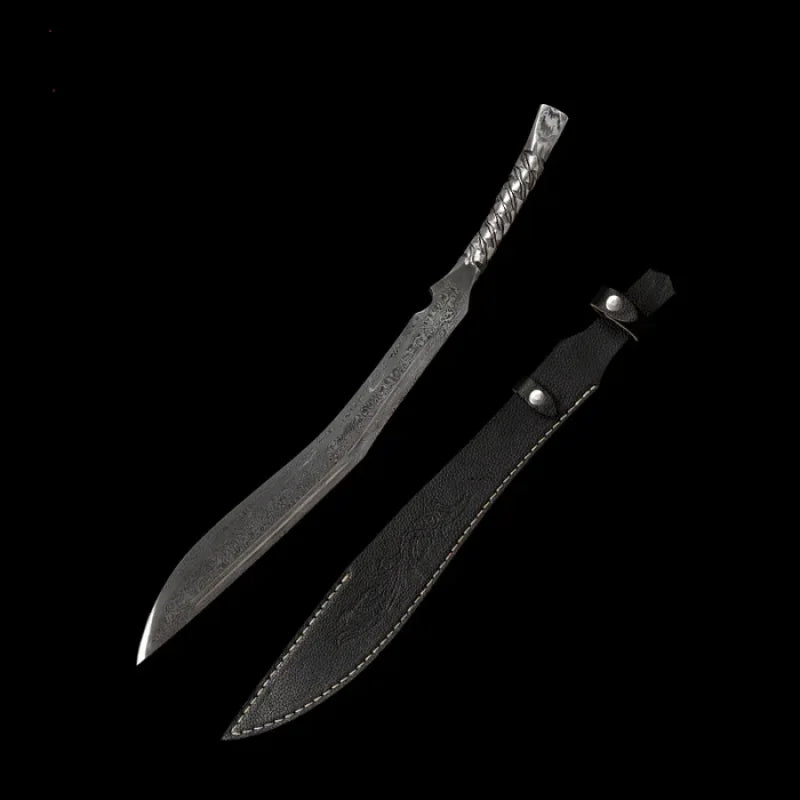 GS175 Handmade Nepal Pattern Steel Integral forging(US ONLY) Damascus Pocket Knives - Tophatter Daily Deals