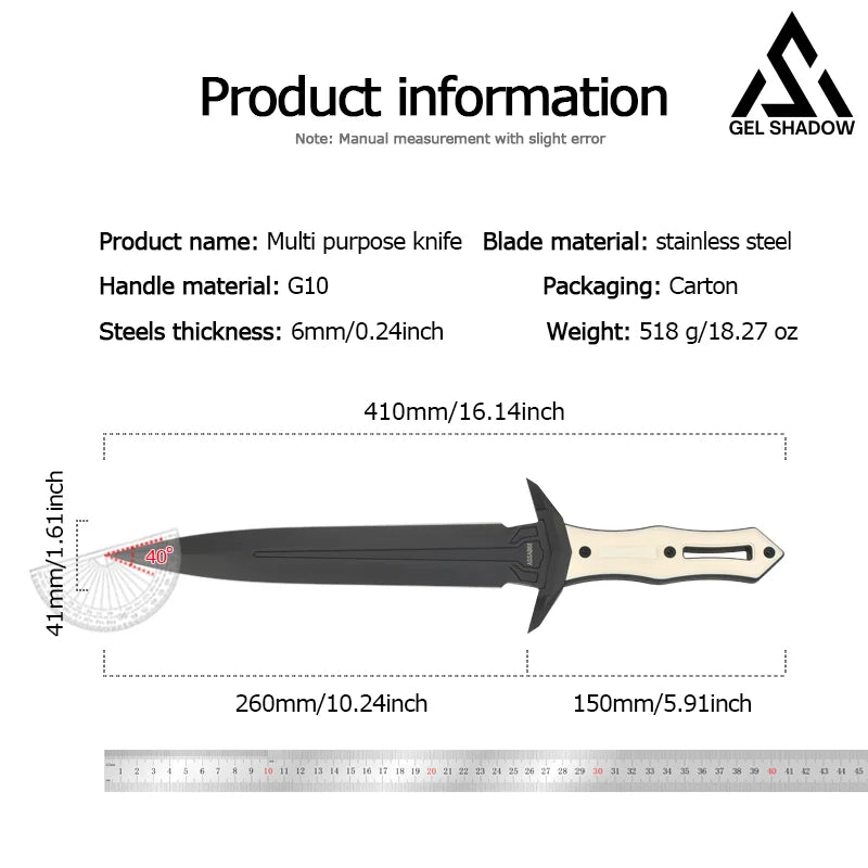 GS176 Multi-functional Knife Outdoor tools Pocket Knives - Tophatter Daily Deals