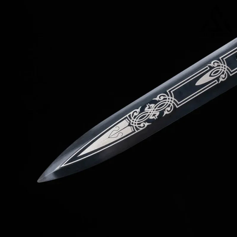 GS179 Handmade High-performance Manganese Steel Ice Psionic Chinese Sword(US ONLY) Pocket Knives - Tophatter Daily Deals