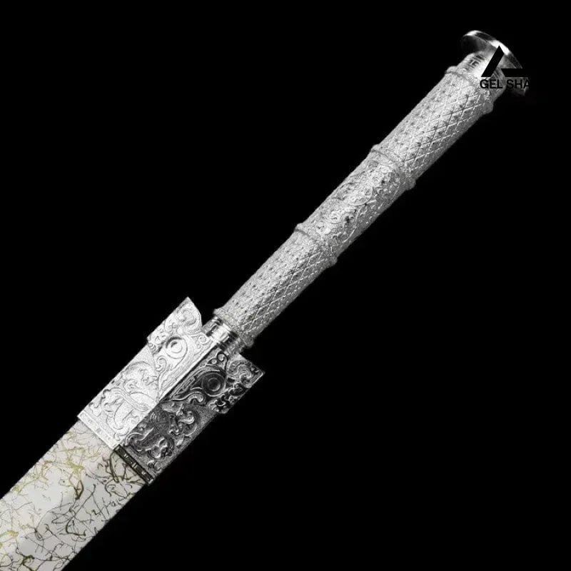 GS179 Handmade High-performance Manganese Steel Ice Psionic Chinese Sword(US ONLY) Pocket Knives - Tophatter Daily Deals