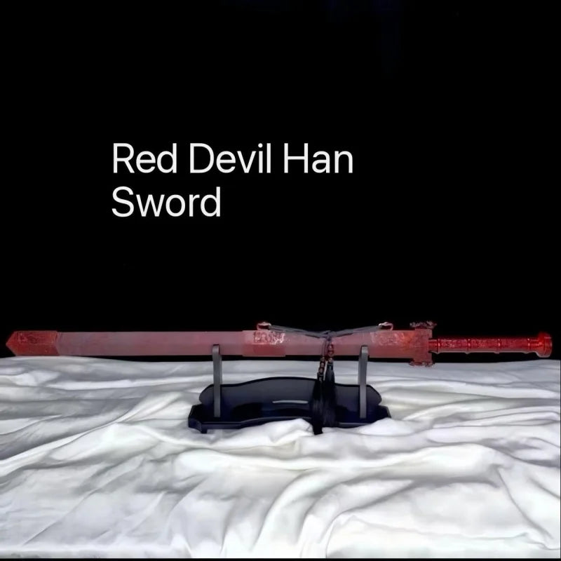 GS186 Red and blue Longquan high-manganese steel sabers and swords(US ONLY) Red Pocket Knives - Tophatter Daily Deals
