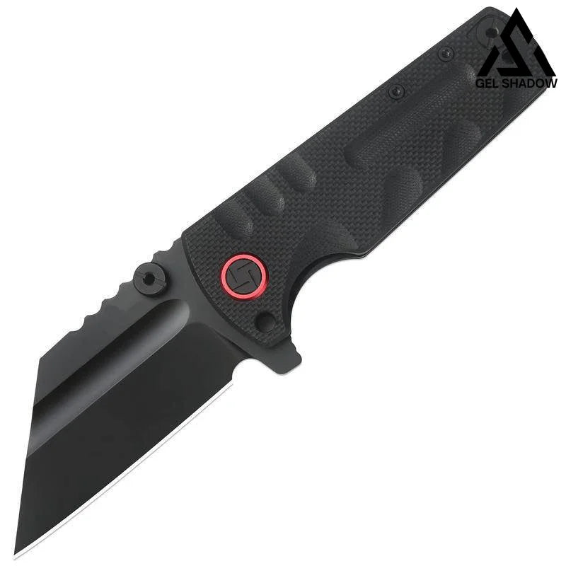 GS191 ARTISANCUTLERY Tactical Knife Proponent Subsize (1820PS) D2 Steel Black PVD Blade with G10 Handle Black Pocket Knives - Tophatter Daily Deals