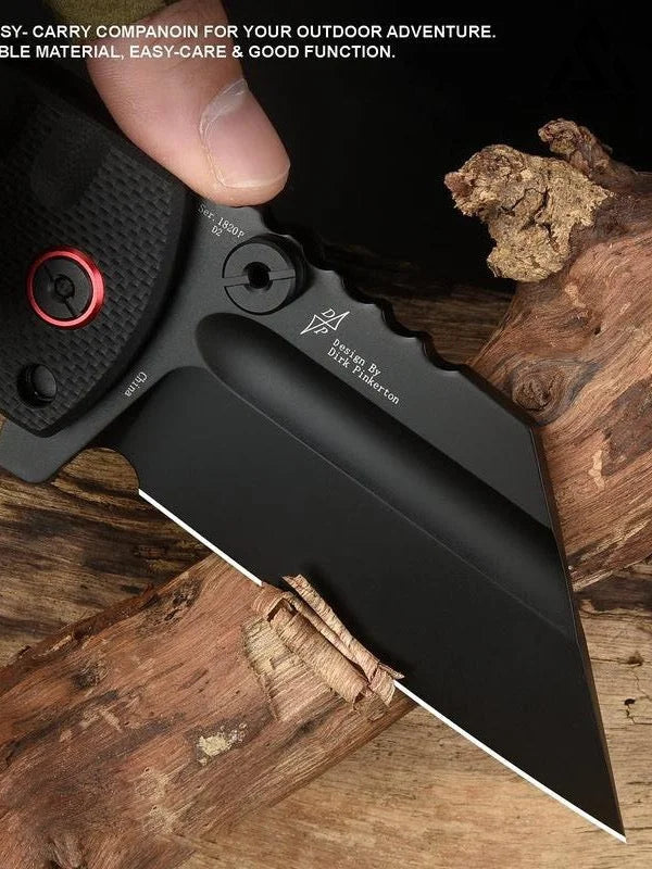 GS191 ARTISANCUTLERY Tactical Knife Proponent Subsize (1820PS) D2 Steel Black PVD Blade with G10 Handle Pocket Knives - Tophatter Daily Deals