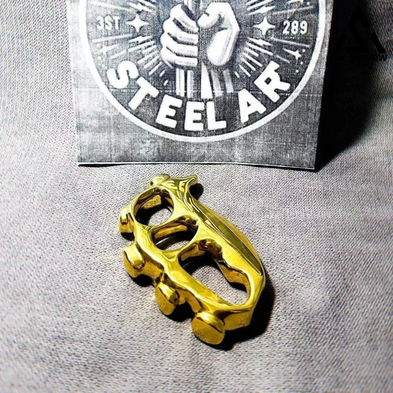 GS194 Golden Tactical Large Weight Tiger Pocket Knives - Tophatter Daily Deals