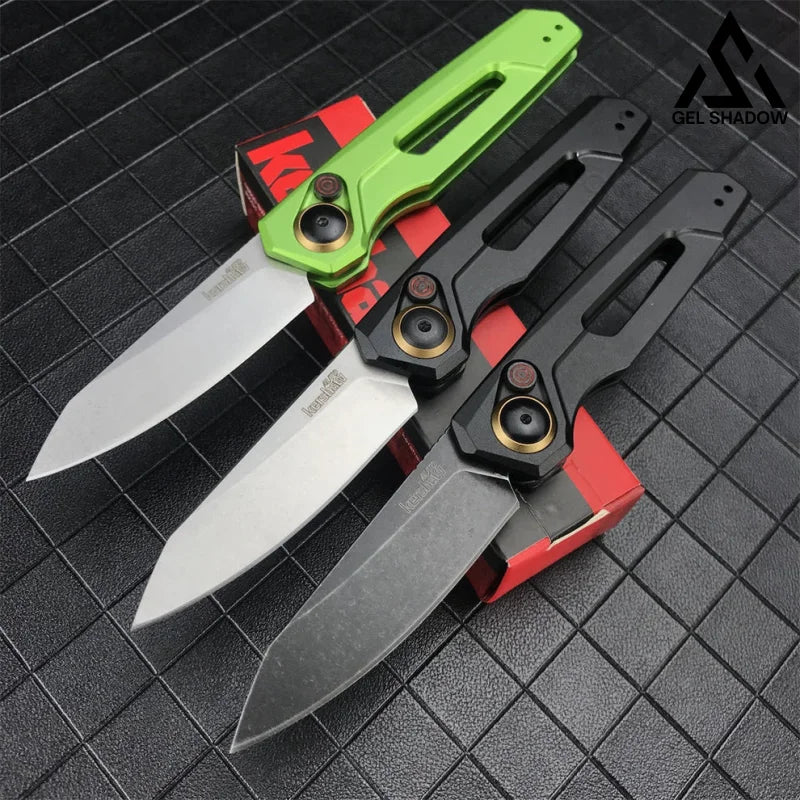GS198 Kershaw 7550 Outdoor Folding Knife, Aviation Aluminum Alloy Handle Knife - Tophatter Daily Deals