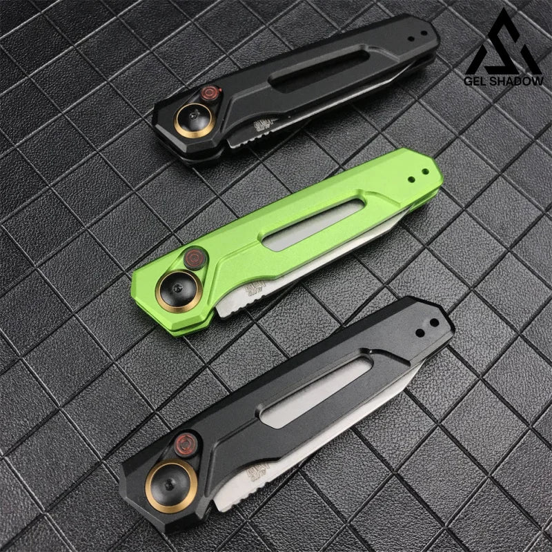 GS198 Kershaw 7550 Outdoor Folding Knife, Aviation Aluminum Alloy Handle Knife - Tophatter Daily Deals