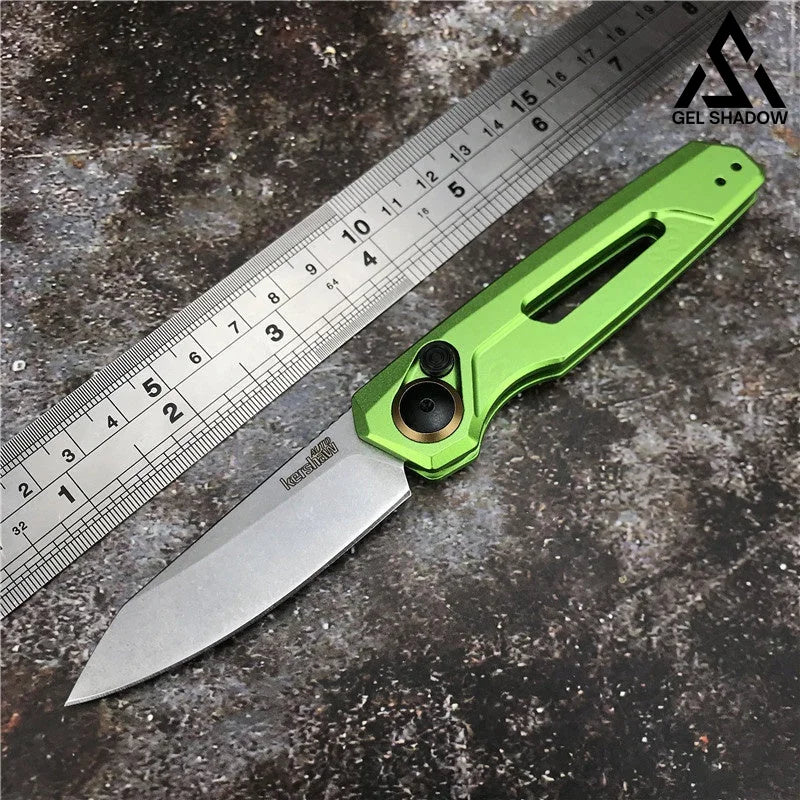 GS198 Kershaw 7550 Outdoor Folding Knife, Aviation Aluminum Alloy Handle Knife - Tophatter Daily Deals