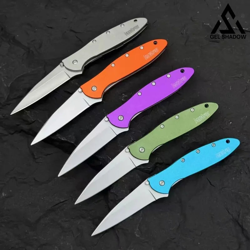 GS203 Kewshaw 1660 Pocket Folding Knife Non-slip Nvlon Fiber Handle EDC Knife - Tophatter Daily Deals