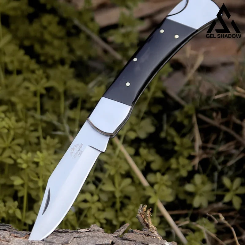 GS204 Buck112 Folding Knife – Compact EDC Pocket Knife for Camping Knife - Tophatter Daily Deals
