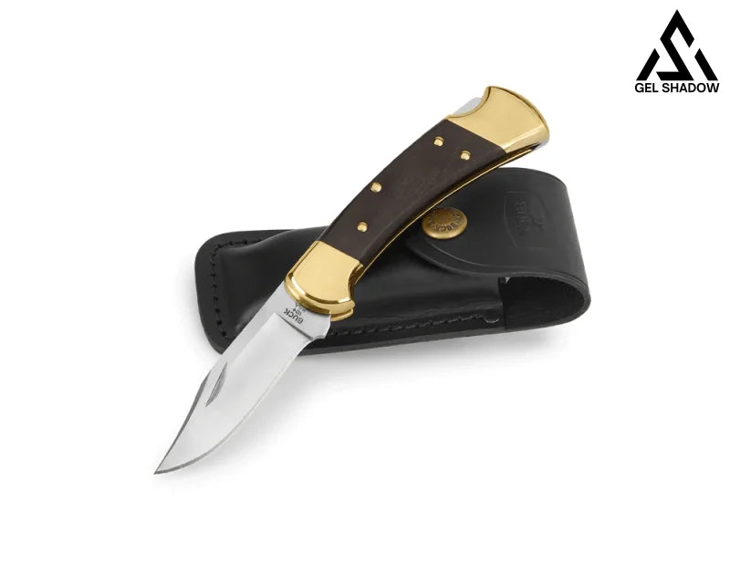 GS204 Buck112 Folding Knife – Compact EDC Pocket Knife for Camping Knife - Tophatter Daily Deals
