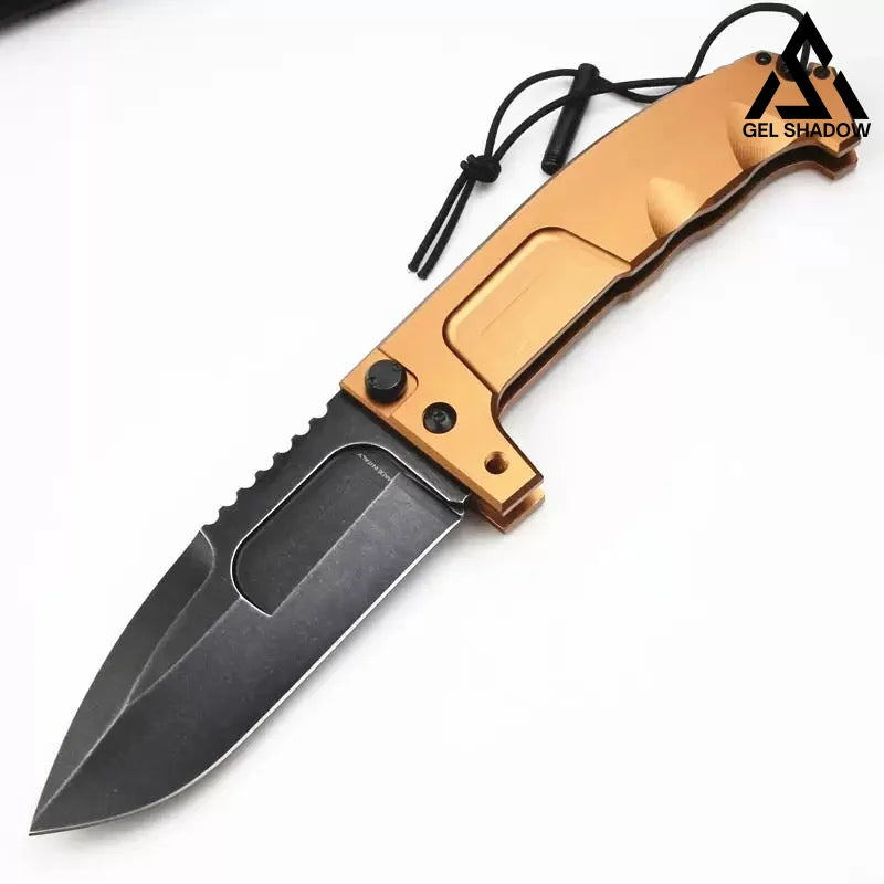 GS207 Extrema Ratio RAO Desert Warfare Circle Gold Knife - Tophatter Daily Deals