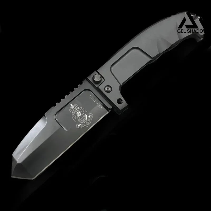 GS207 Extrema Ratio RAO Desert Warfare Square head Black Knife - Tophatter Daily Deals