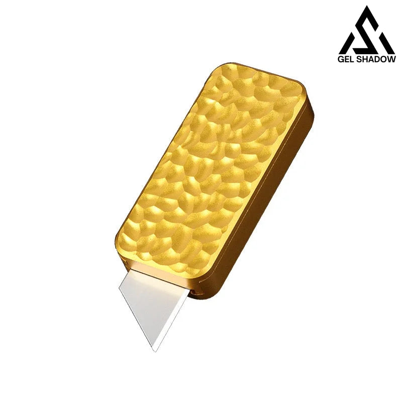 GS209 Meteorite Pattern Mini Creative Art Knife Fidget Knife Gold Knife - Tophatter Daily Deals