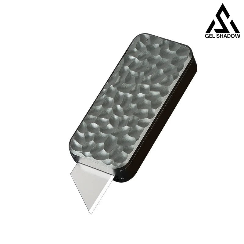 GS209 Meteorite Pattern Mini Creative Art Knife Fidget Knife Silver Knife - Tophatter Daily Deals