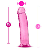 B Yours Plus Thill N' Drill (Pink) – 8.5" Soft Realistic Dildo > Dildos > Realistic Dildos - Tophatter Daily Deals