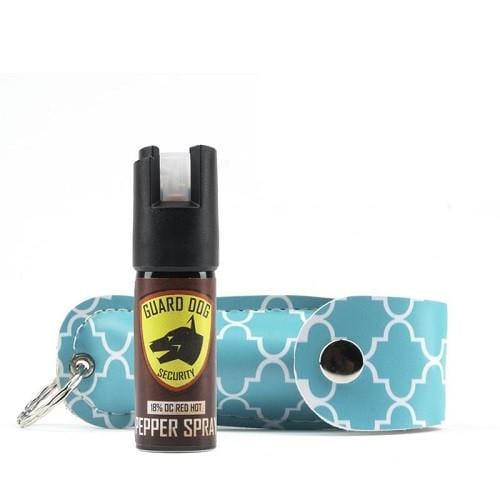 Fireista Collection Fashion Designer Pepper Spray Keychain Teal Mediterranen Pepper Spray - Tophatter Daily Deals