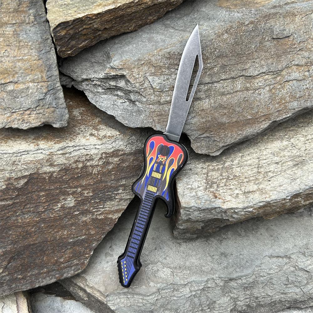 Guitar Folding Knife Tool - Tophatter Daily Deals