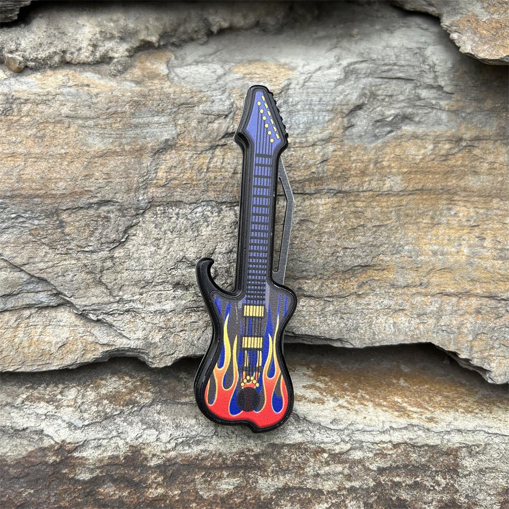 Guitar Folding Knife Tool - Tophatter Daily Deals